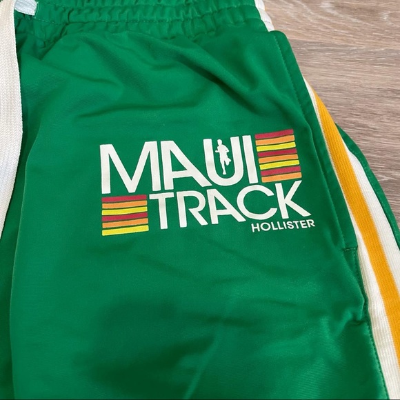 Vintage Green Hollister Maui-Track Warm-Up-Pants - Picture 2 of 7